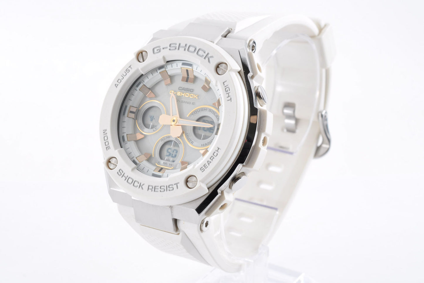 Casio G-Shock GST-W300-7AJF G-STEEL Radio Solar Men Watch 5524 Used From Japan