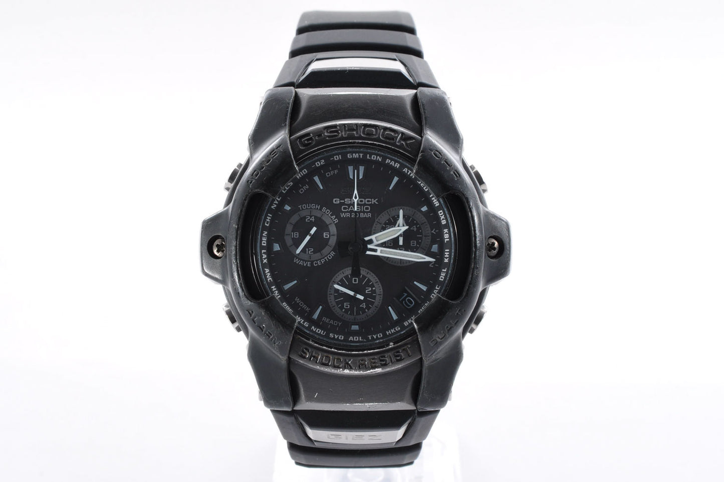 Casio G-Shock GS-1000BJ Giez Black Tough Solar Mens Watch 4343 Used From Japan