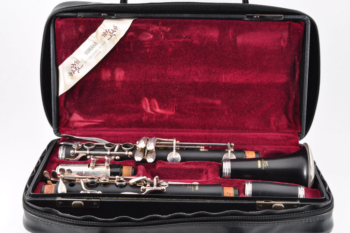 Yamaha YCL-450 Clarinet Bb w/Case Mouthpiece Ligature Made In Japan Used From Japan #019262