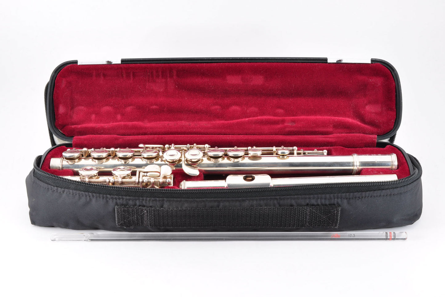 Yamaha YFL-411II Flute 925 Silver Made In Japan w/Hardcase Carrybag Used From Japan #309796