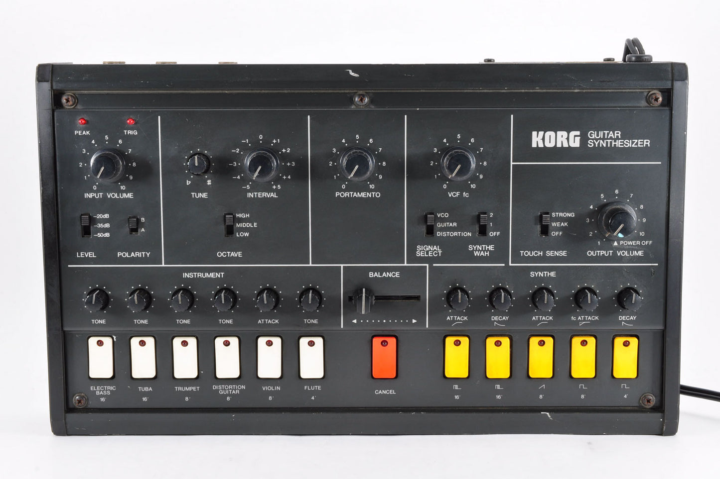 Korg X-911 Analog Guitar Synthesizer Effects Vintage Made In Japan Used From Japan #270163