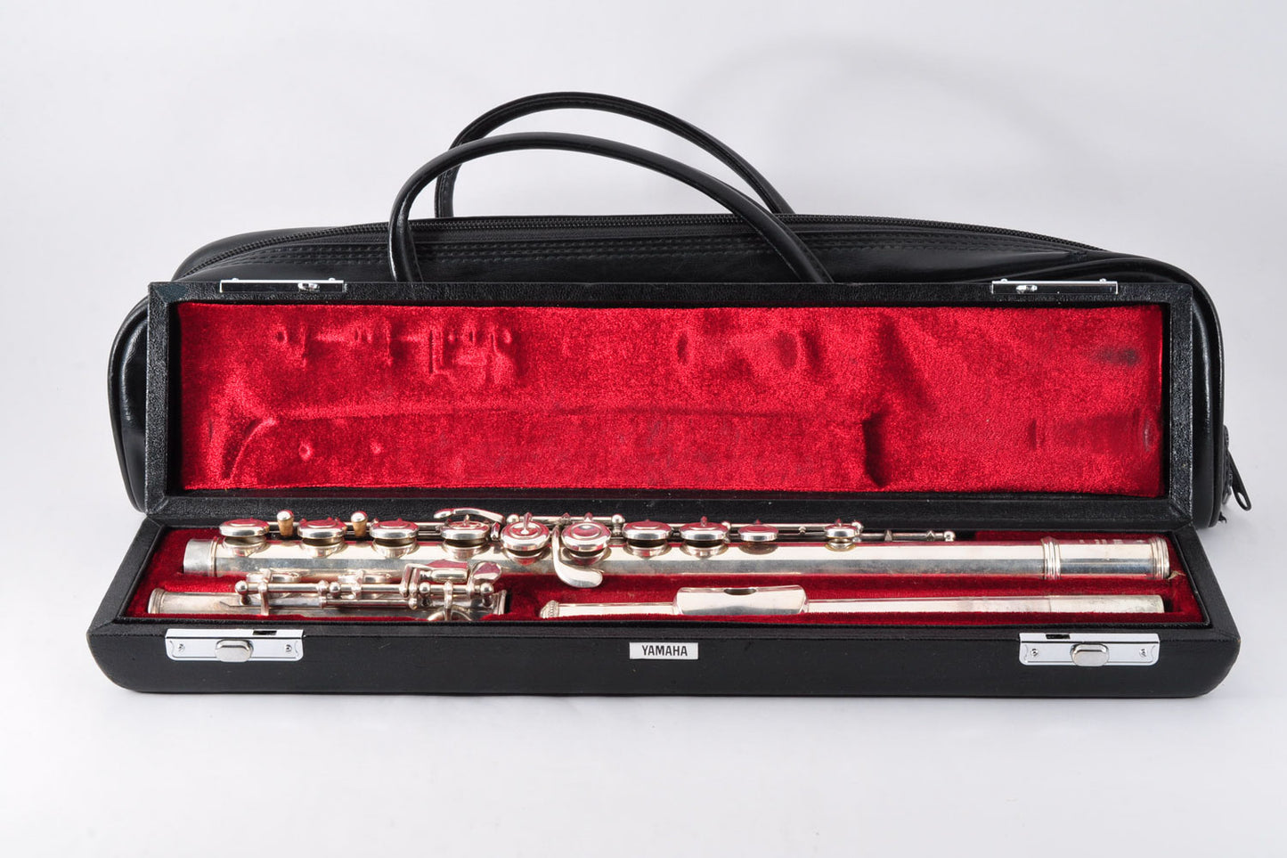 Yamaha YFL-451 Flute Silver Professional Model w/Case Carrybag Used From Japan #007909