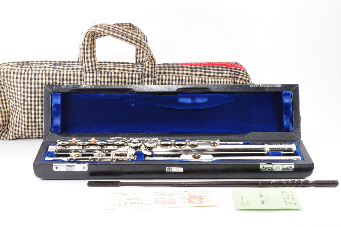 Muramatsu M-120 Flute Maintained Made In Japan w/Case Used From Japan #B6880