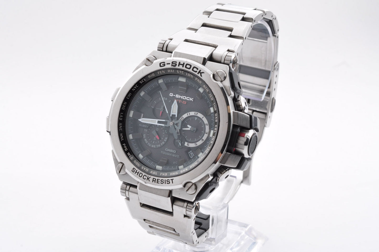 CASIO G-SHOCK MT-G MTG-S1000D-1AJF Black dial 45mm Radio Wave Solar 5369 Used From Japan