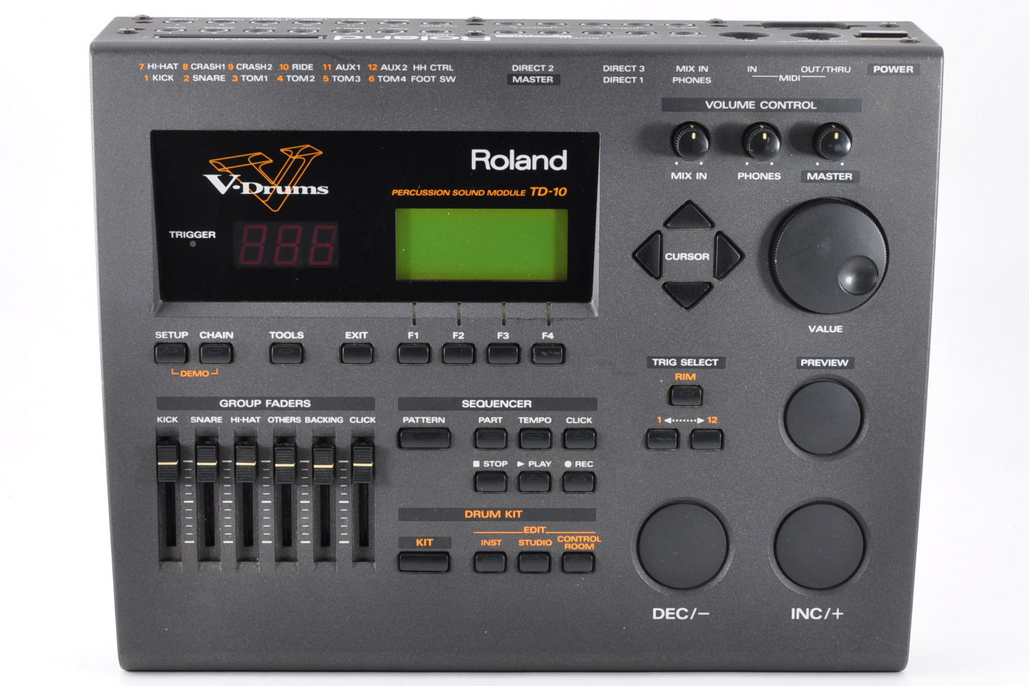 Roland TD-10 Vdurm Percussion Drum Sound Module Made In Japan Used From Japan #AM05307