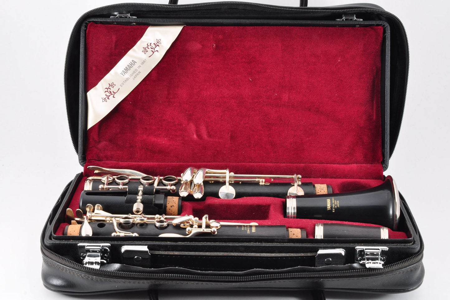 Yamaha YCL-350 Clarinet Bb Made In Japan w/Case Carry Bag Used From Japan #025110