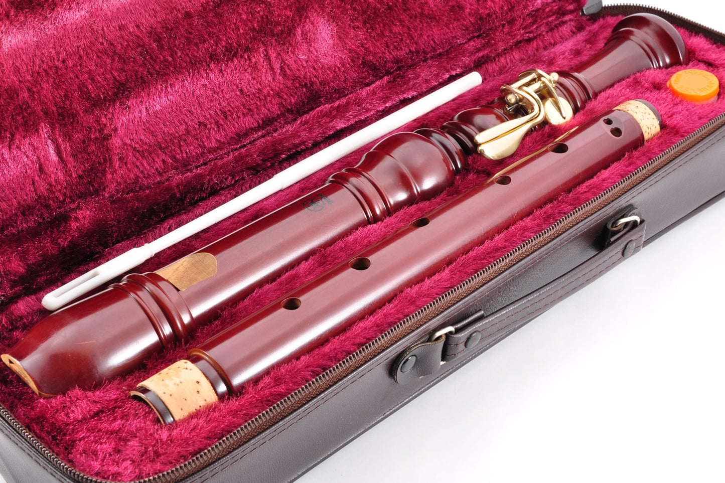 Yamaha YRT-43 Tenor Baroque Recorder Type w/Case Used From Japan
