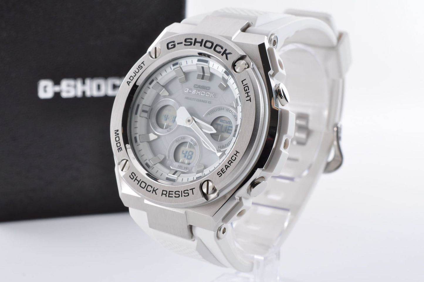Casio G-Shock GST-W310-7AJF G-Steel Radio Solar Analog Digital Watch 5524 w/Box Used From Japan