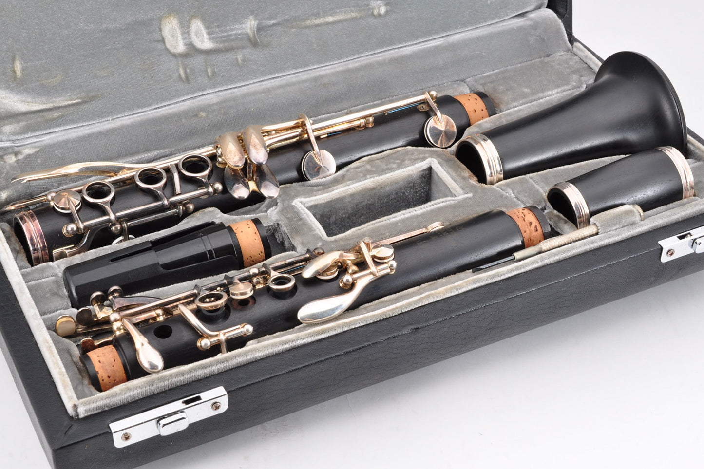 Buffet Crampon E12F SP Clarinet Bb Silver Keys w/Bag Made In Germany Used From Japan #1254668
