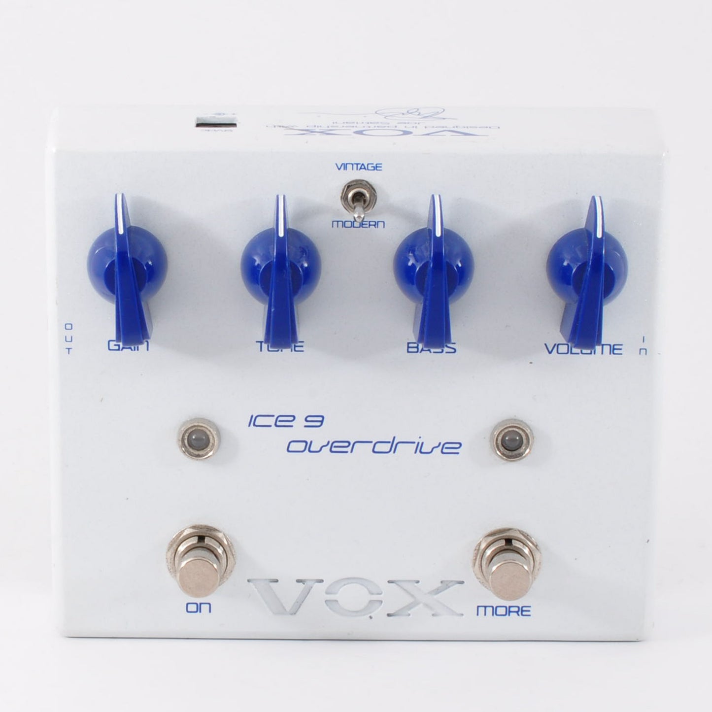 Vox JS-OD Ice 9 Overdrive Joe Satriani Signature Model Guitar Effects Pedal Used From Japan
