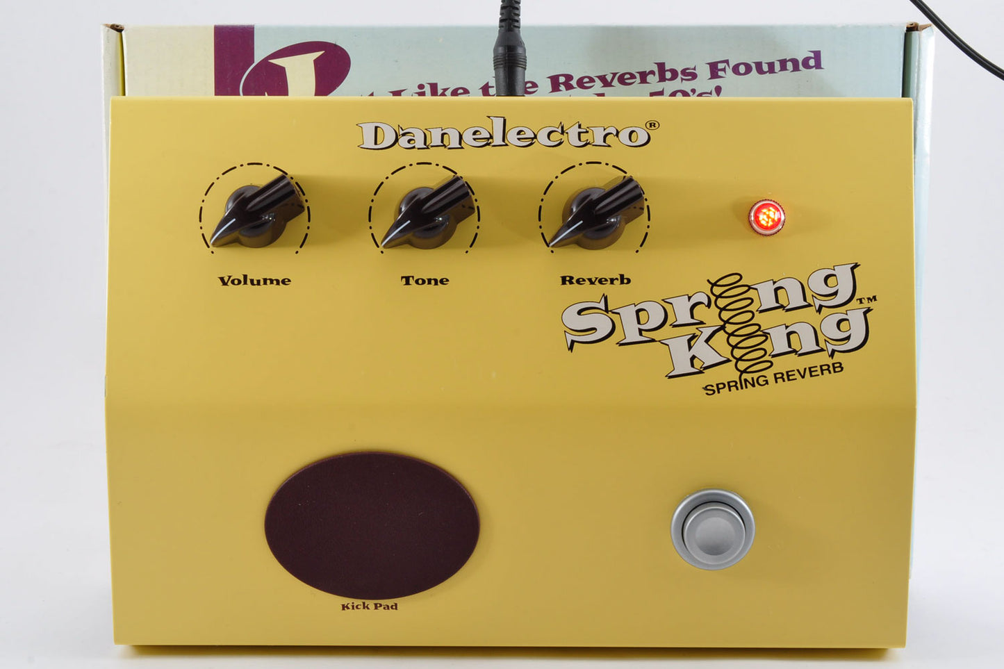 Danelectro DSR-1 Spring King Reverb w/OriginalBox Guitar Effect Pedal Openbox From Japan #6090567706