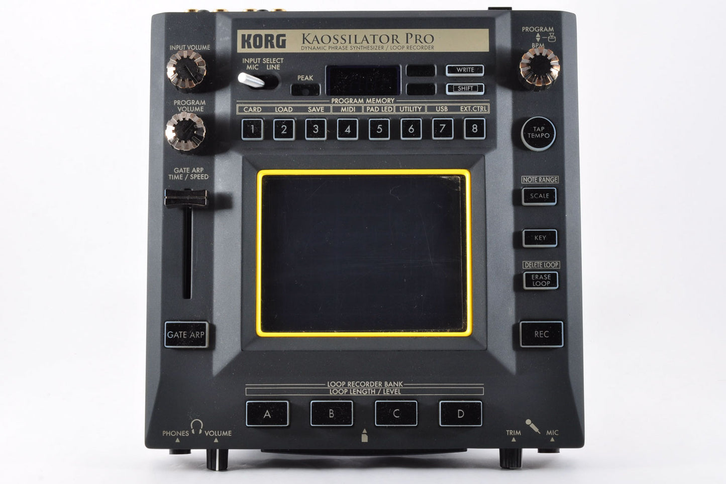 Korg KO-1 PRO KAOSSILATOR PRO Dynamic Phrase Synthesizer Loop Recorder w/Adapter&Box Used From Japan #030898