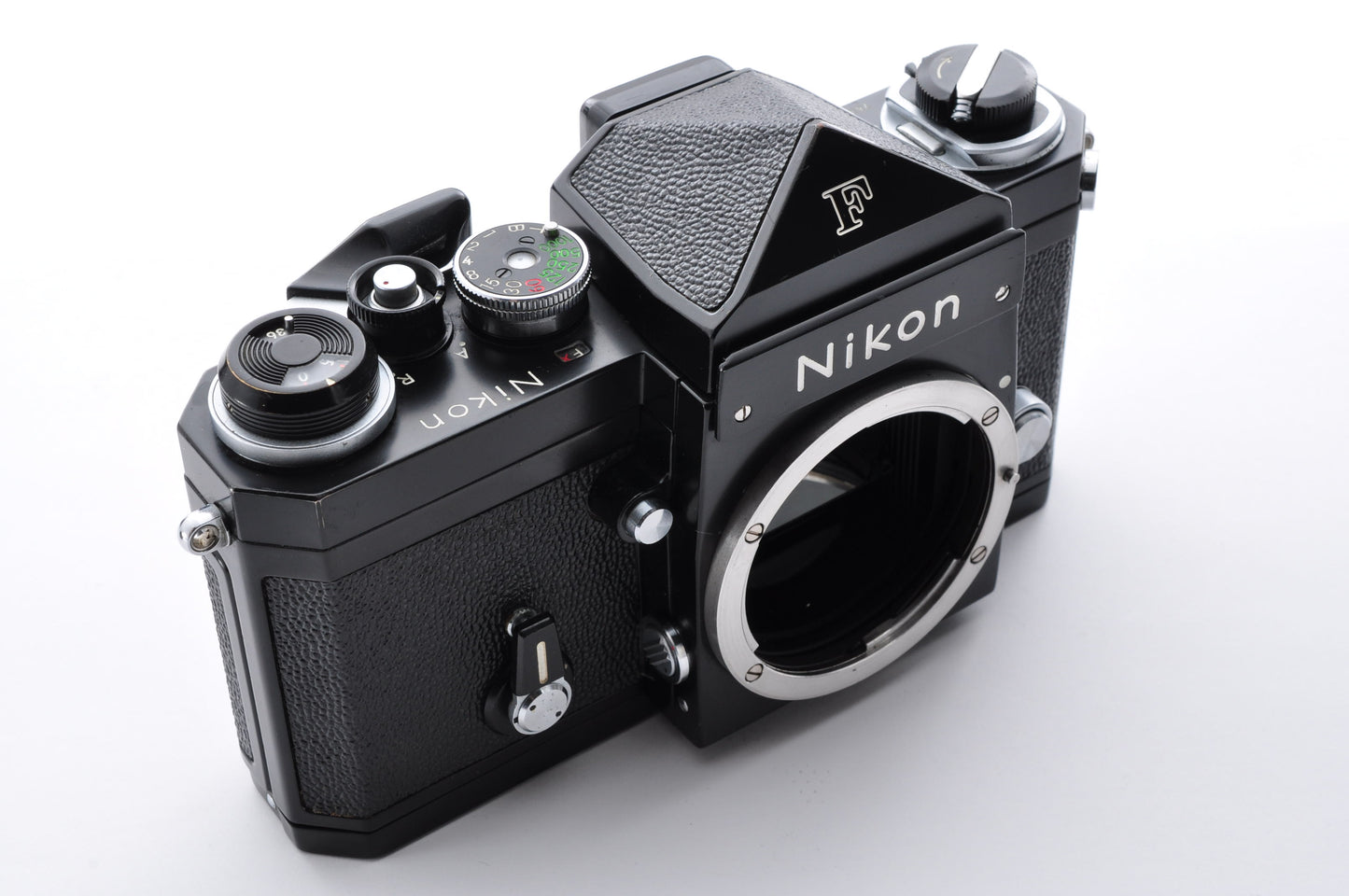 Nikon F Eye level Black Apollo Maintained 35mm SLR Film Camera From Japan #7410486