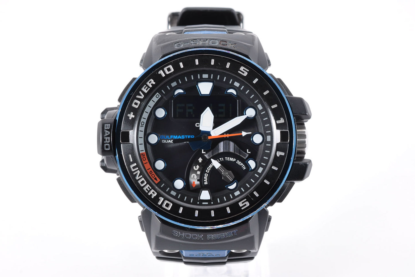 Casio G-Shock GWN-Q1000A-1AJF Gulfmaster w/ Box Watch 5477 Used From Japan