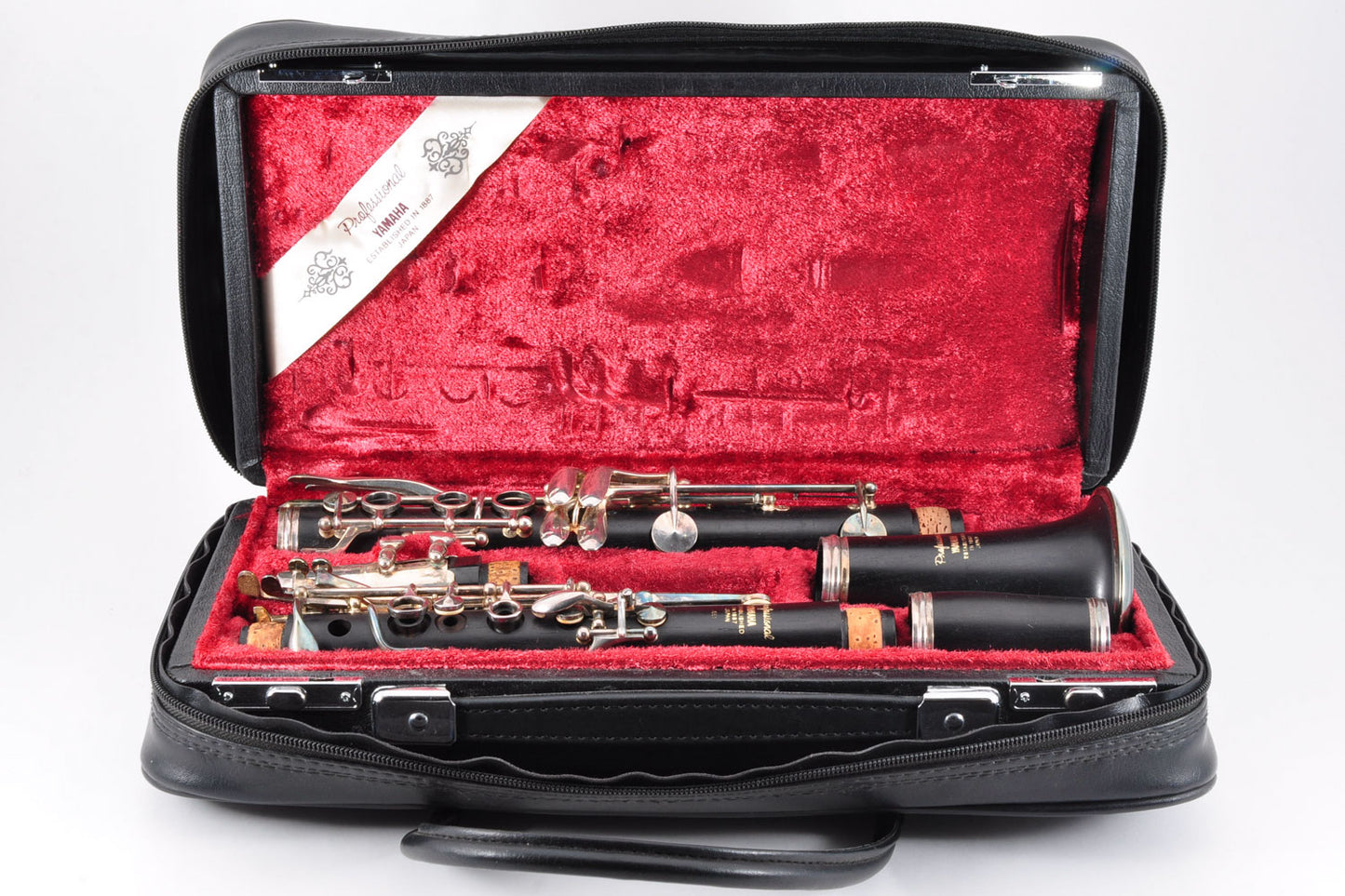 Yamaha YCL-651 Clarinet Professional w/Hardcase Carrybag Mouthpiece Legature Used From Japan #011279