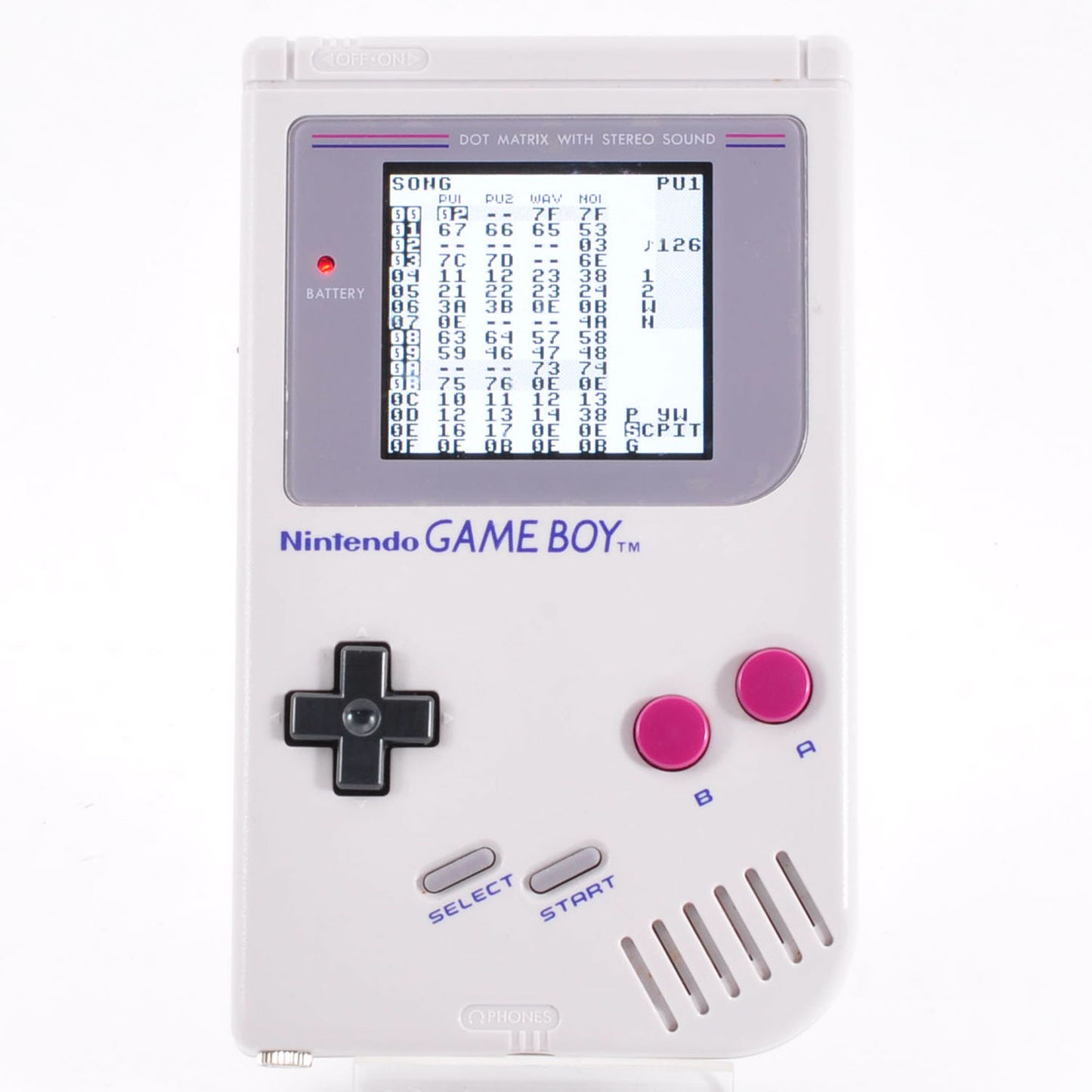 Gameboy DMG-01 Modified Pro Sound For LSDj & IPS LCD BackLight Screen Used From Japan #G21675608