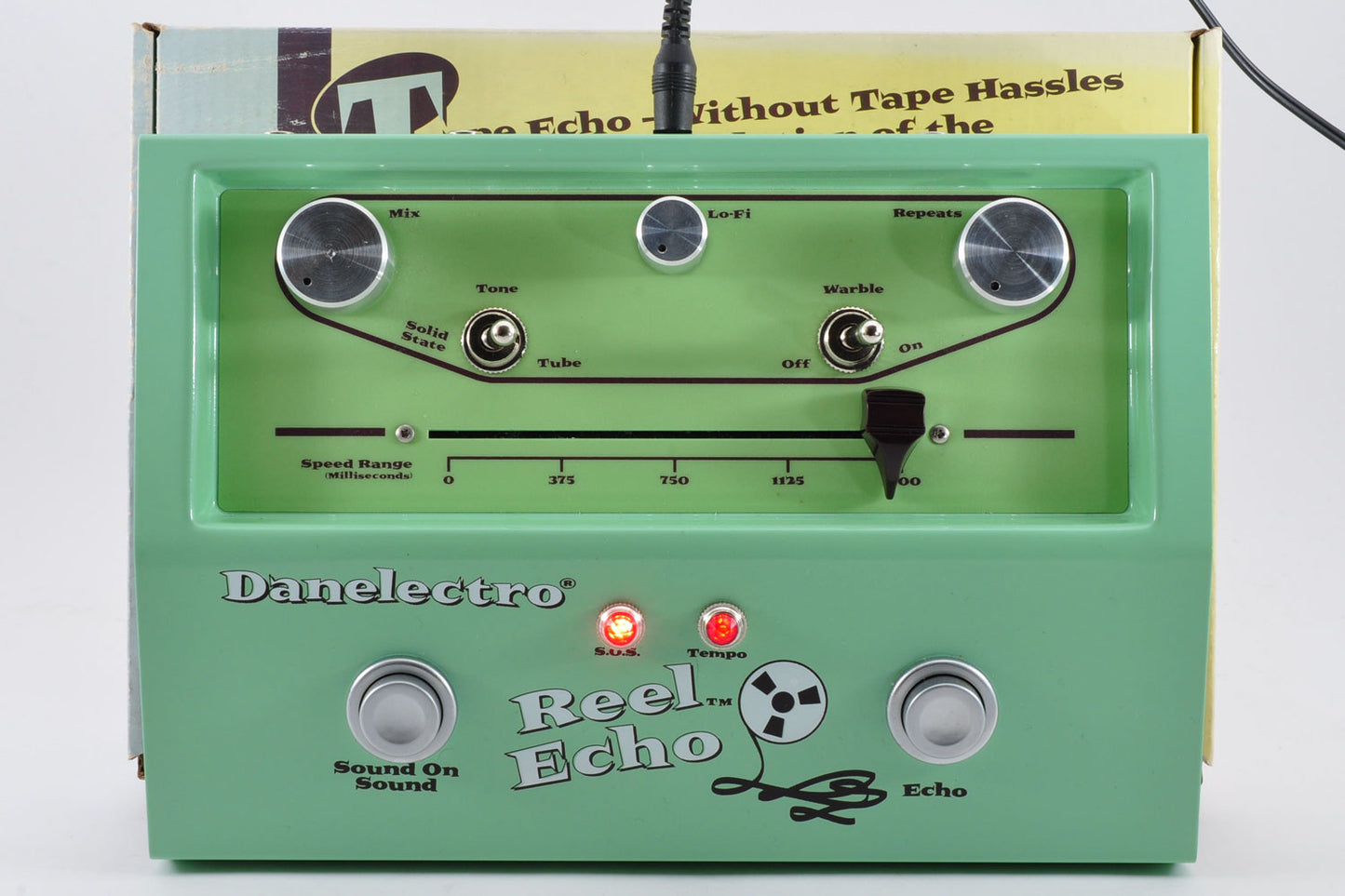 Danelectro Reel Echo DTE-1 Tape Echo w/OriginalBox Guitar Effect Pedal Openbox From Japan #6030155724