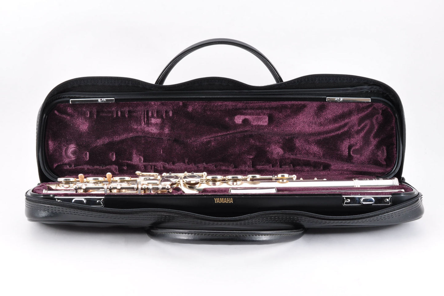 Yamaha YFL-411Ⅱ Flute Silver Made In Japan w/Hardcase&Carrybag Used From Japan #306141