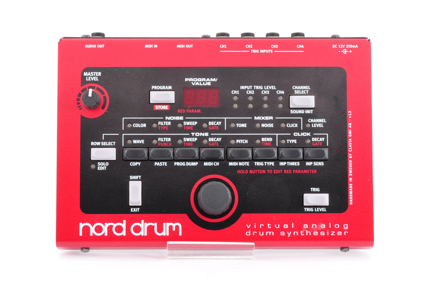 Nord Drum V1 Virtual Analog Drum Synthesizer w/Adapter Used From Japan #DB11108
