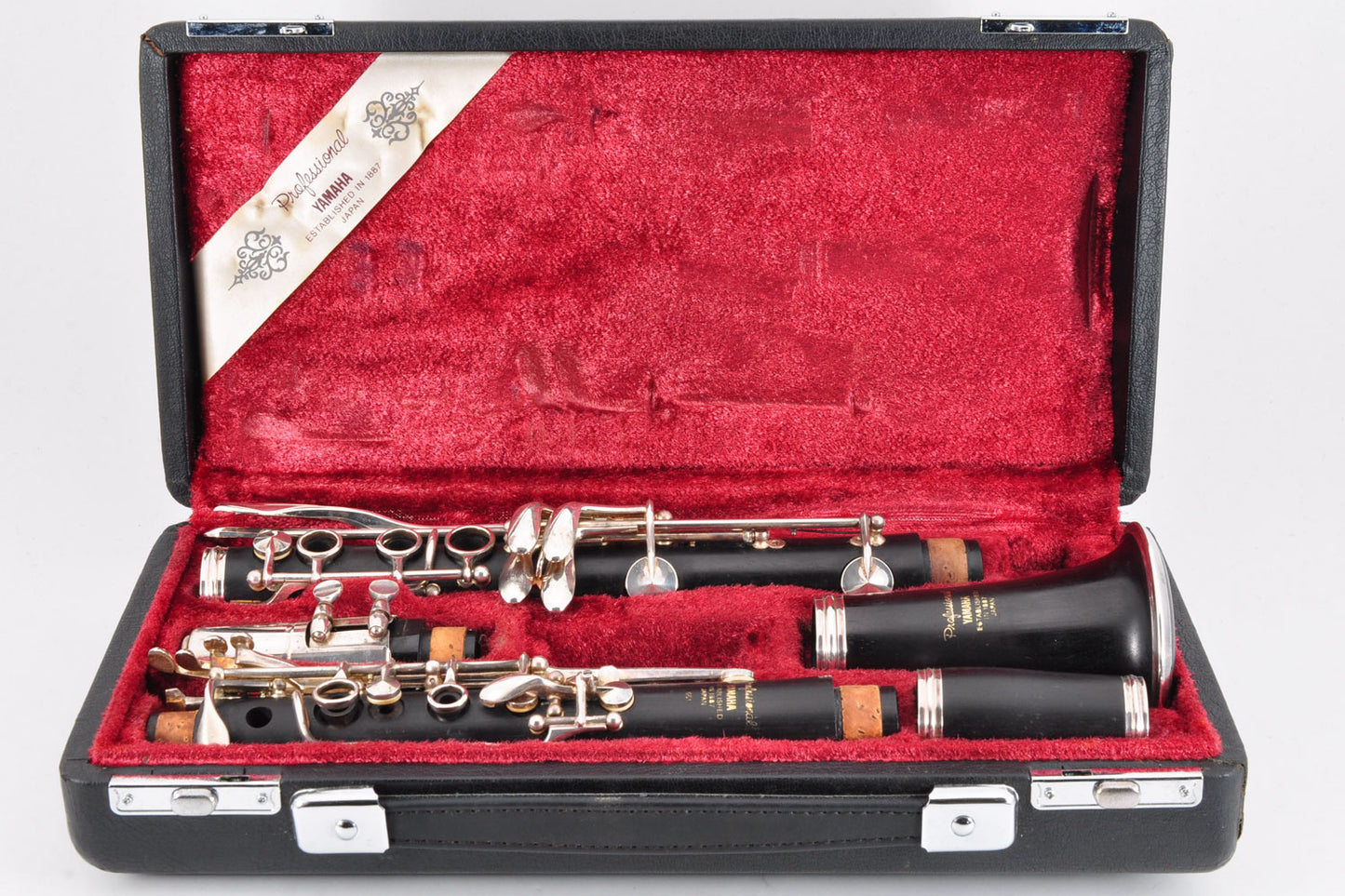 Yamaha YCL-651 Clarinet Bb w/Case Mouthpiece Ligature Made In Japan Used From Japan #014217