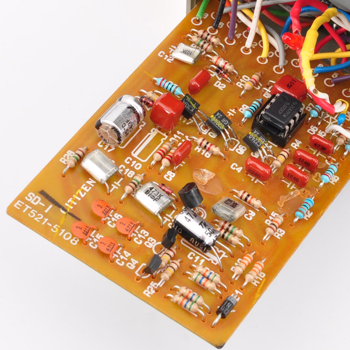 Boss SD-1 Modified FuzzFusion SuperOverdrive Clipping 1N34A&LED3mm Used From Japan #OP64373