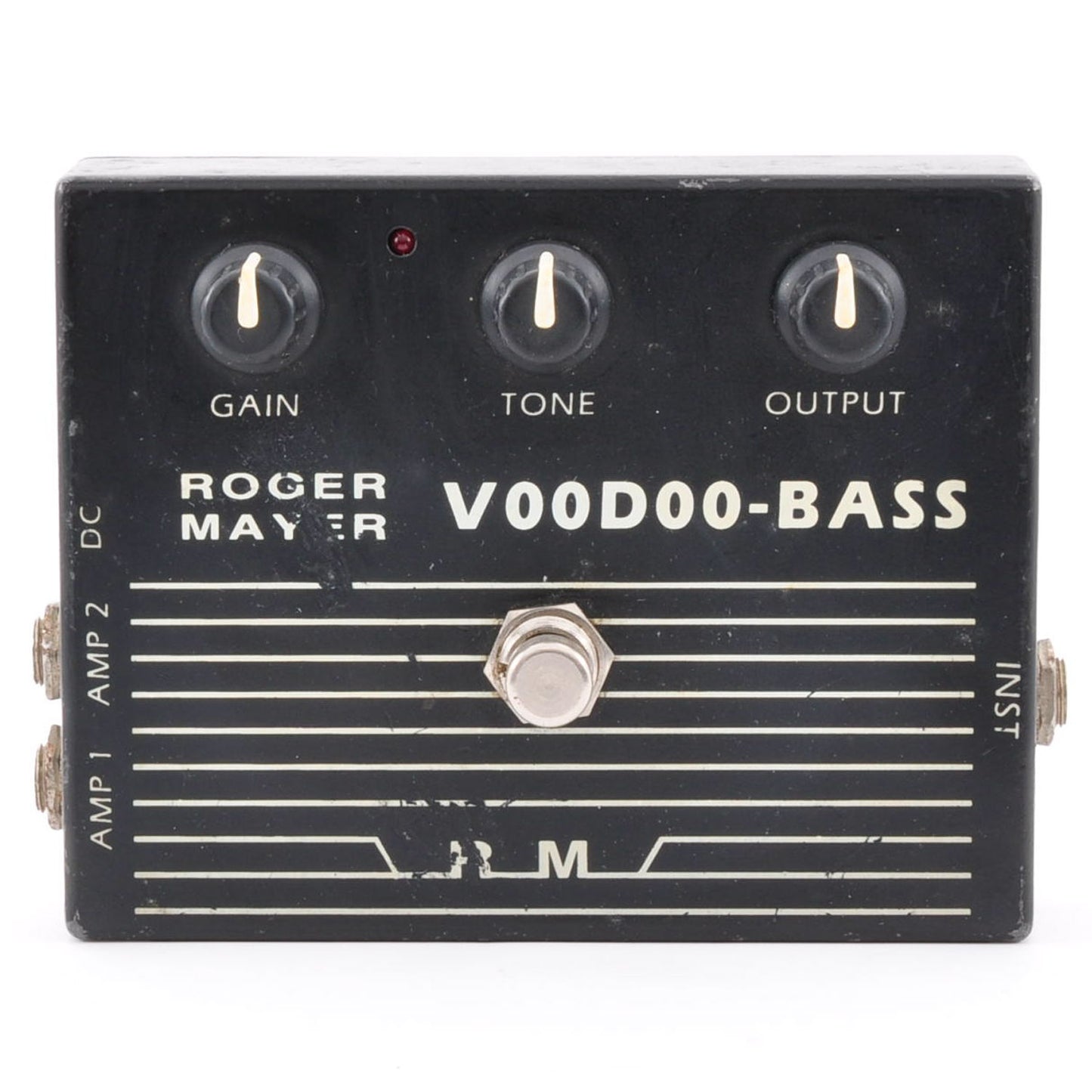 Roger Mayer Voodoo Bass Distortion Active Splitter LM308N Effect Pedal Used From Japan