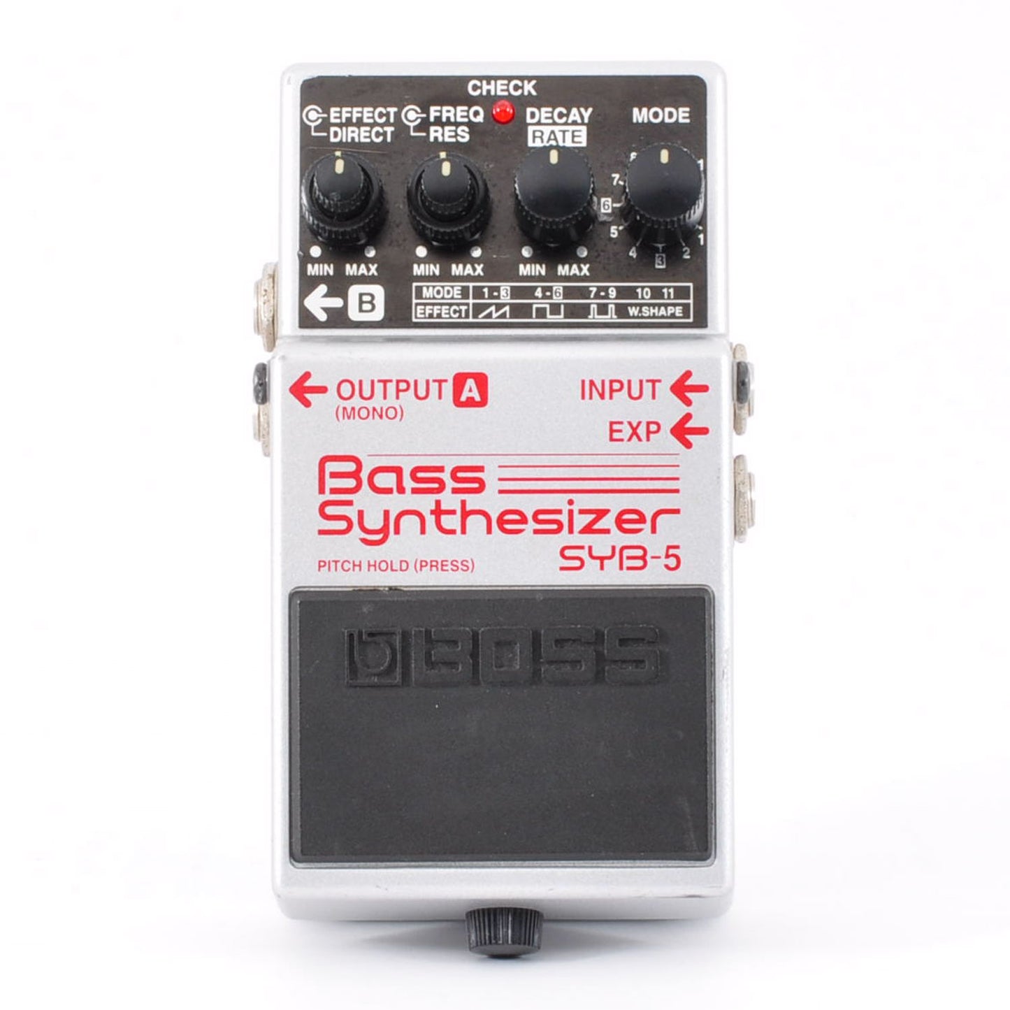 Boss SYB-5 Bass Synthesizer Guitar Effects Pedal Synth Made In Taiwan 2004 Used From Japan #ZS73134