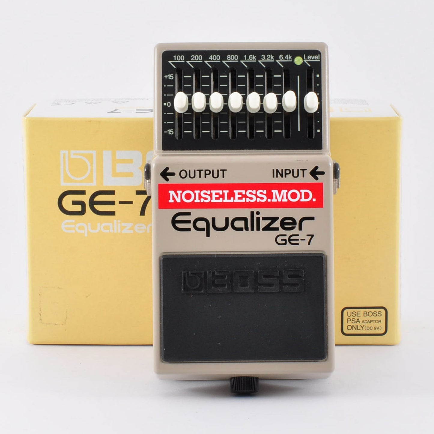 Boss GE-7 Modified Noiseless Equalizer PSA Made in Taiwan 2012 Guitar Effects Pedal Used From Japan #E9B4357