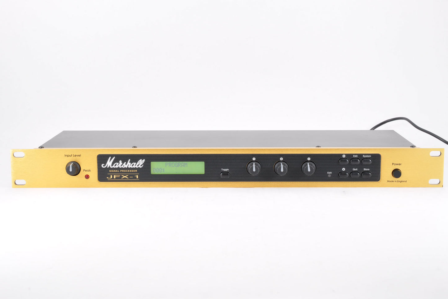 Marshall JFX-1 Signal Processor 1U Rack Guitar Effector w/Adapter Used From Japan