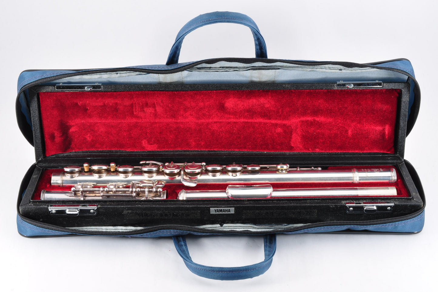 Yamaha YFL-451 Flute Silver w/Case Made In Japan Used From Japan #002613