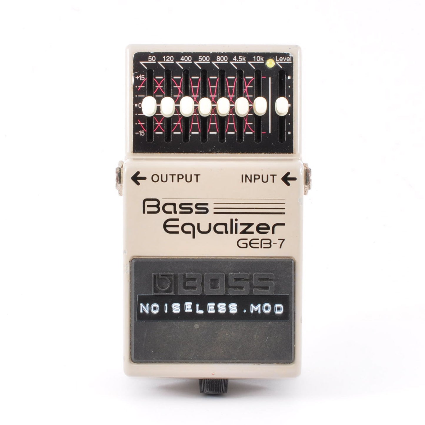 Boss GEB-7 Modified Noiseless For Bass Equalizer Pedal Mod Used From Japan #CN65959
