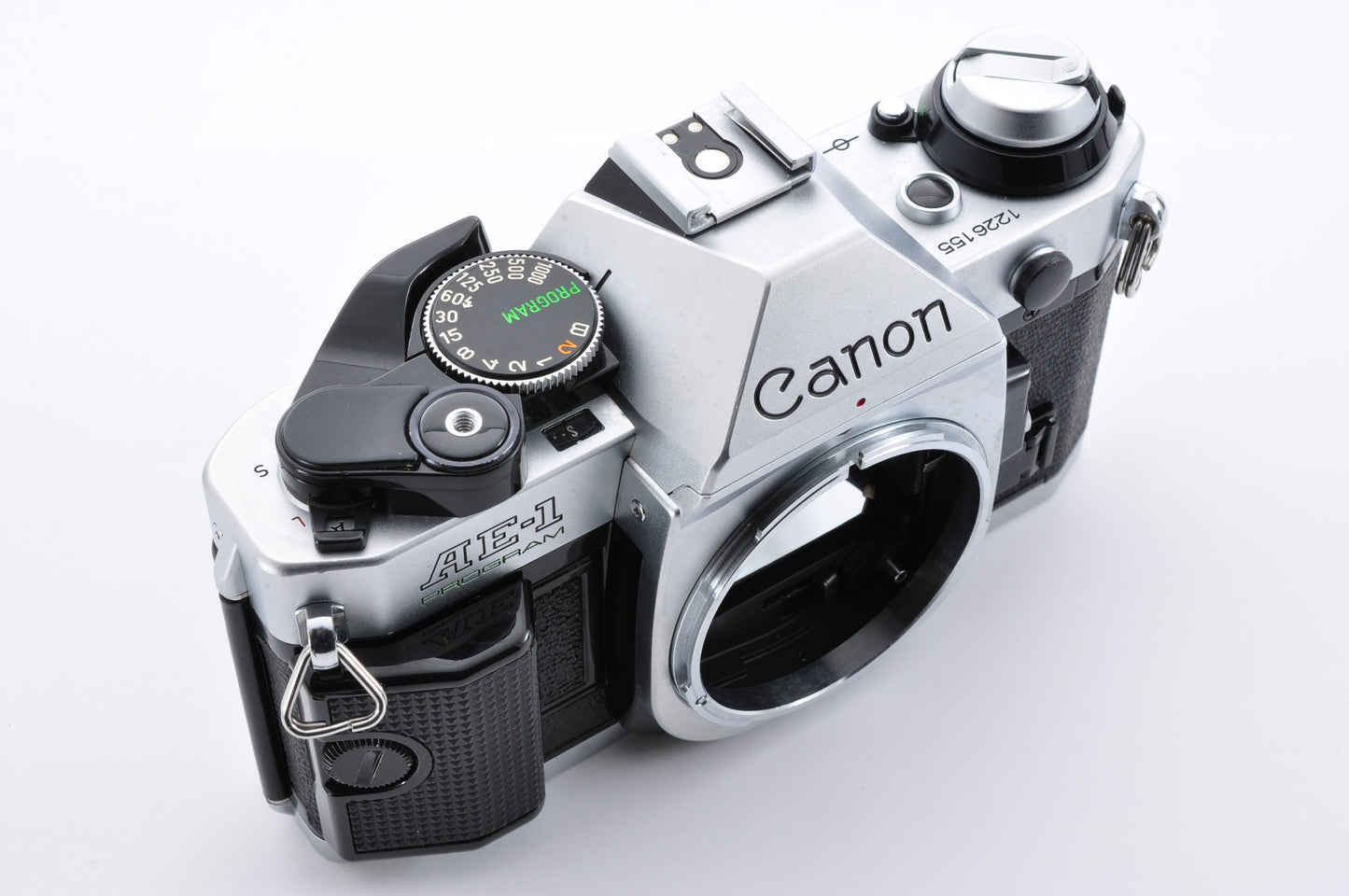 Canon AE-1 Program Silver Maintained SLR 35mm Film Camera NFD 50mm f1.4 From Japan #1226155