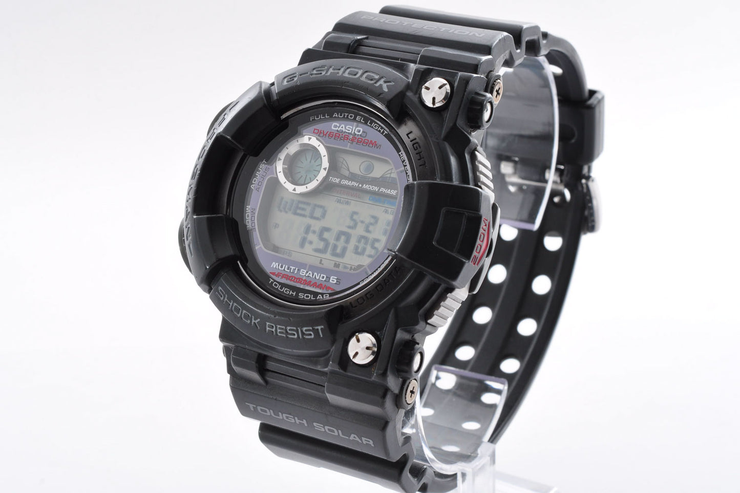 Casio G-SHOCK GWF-D1000B-1JF Frogman Solar Atomic Men Watch 3184 Used From Japan