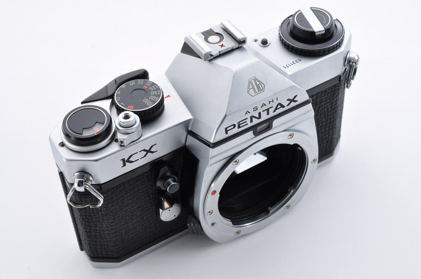 ASAHI PENTAX KX Silver Maintained Meter Works 35mm SLR Film Camera From Japan #8331171