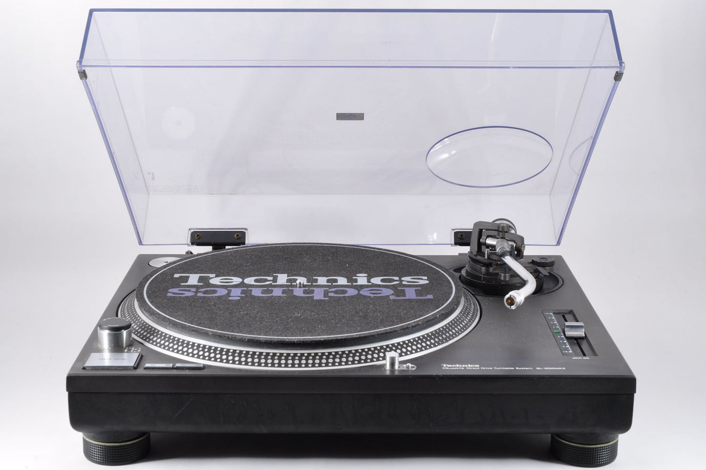 Technics SL-1200MK3 Quartz Drive Turntable System Made In Japan w/Dust Cover Used From Japan #GE3DH37674