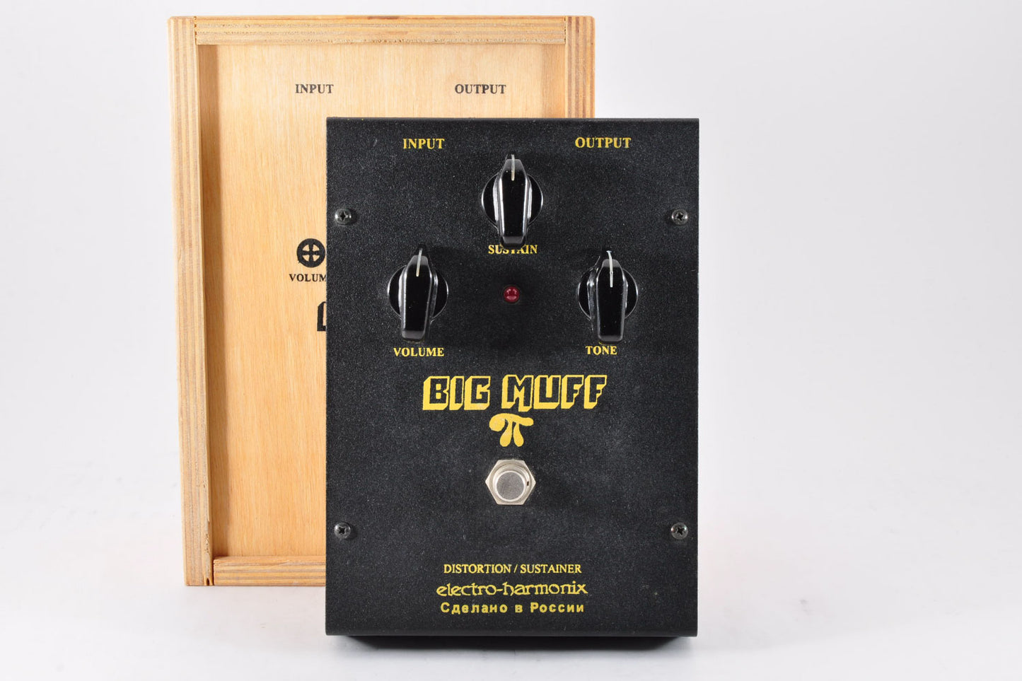 Electro Harmonix Russian Big Muff Black Guitar Fuzz Pedal w/Box Used From Japan #BMR599