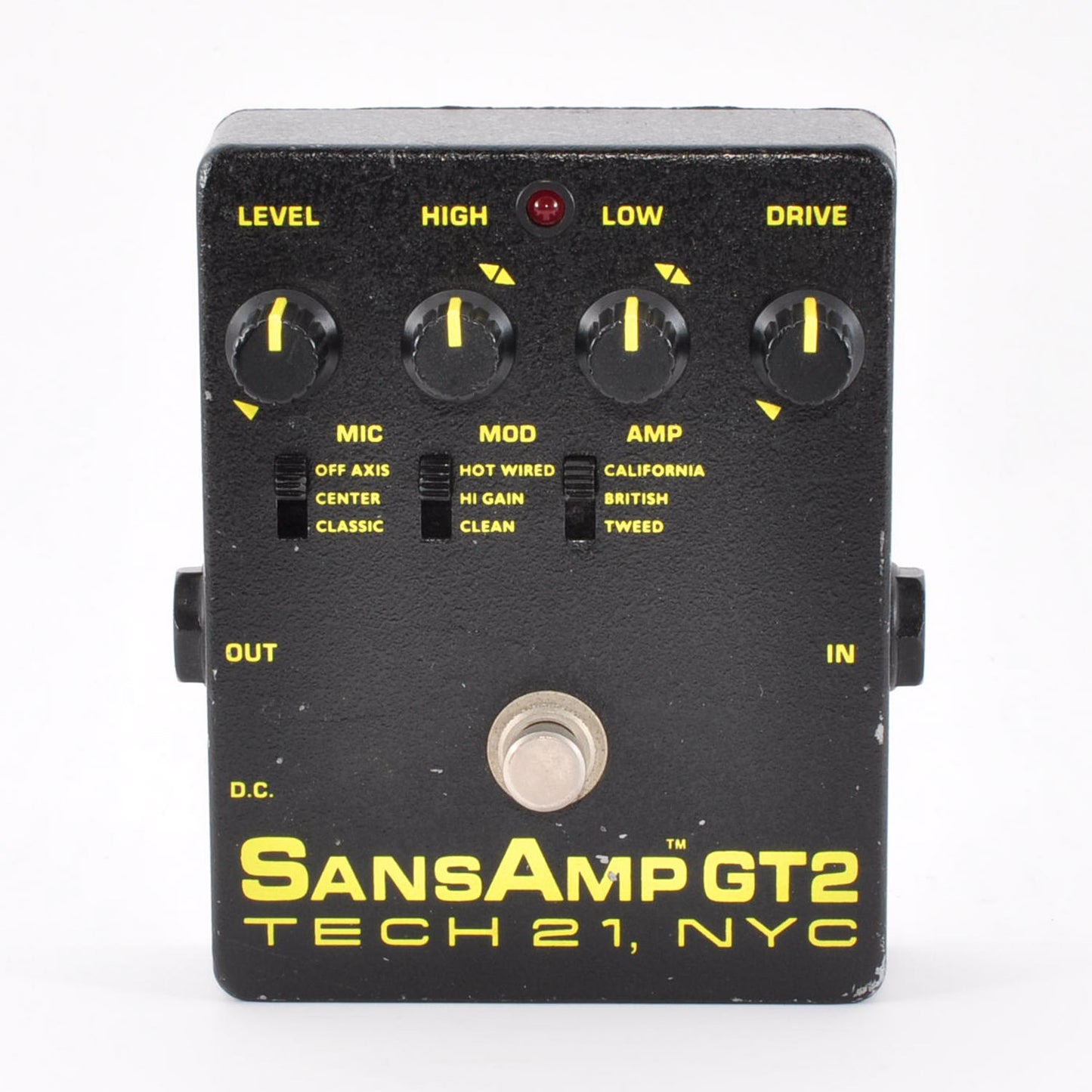 Tech21 SansAmp GT2 NYC Guitar Effects Pedals Overdrive Distortion Used From Japan #135612