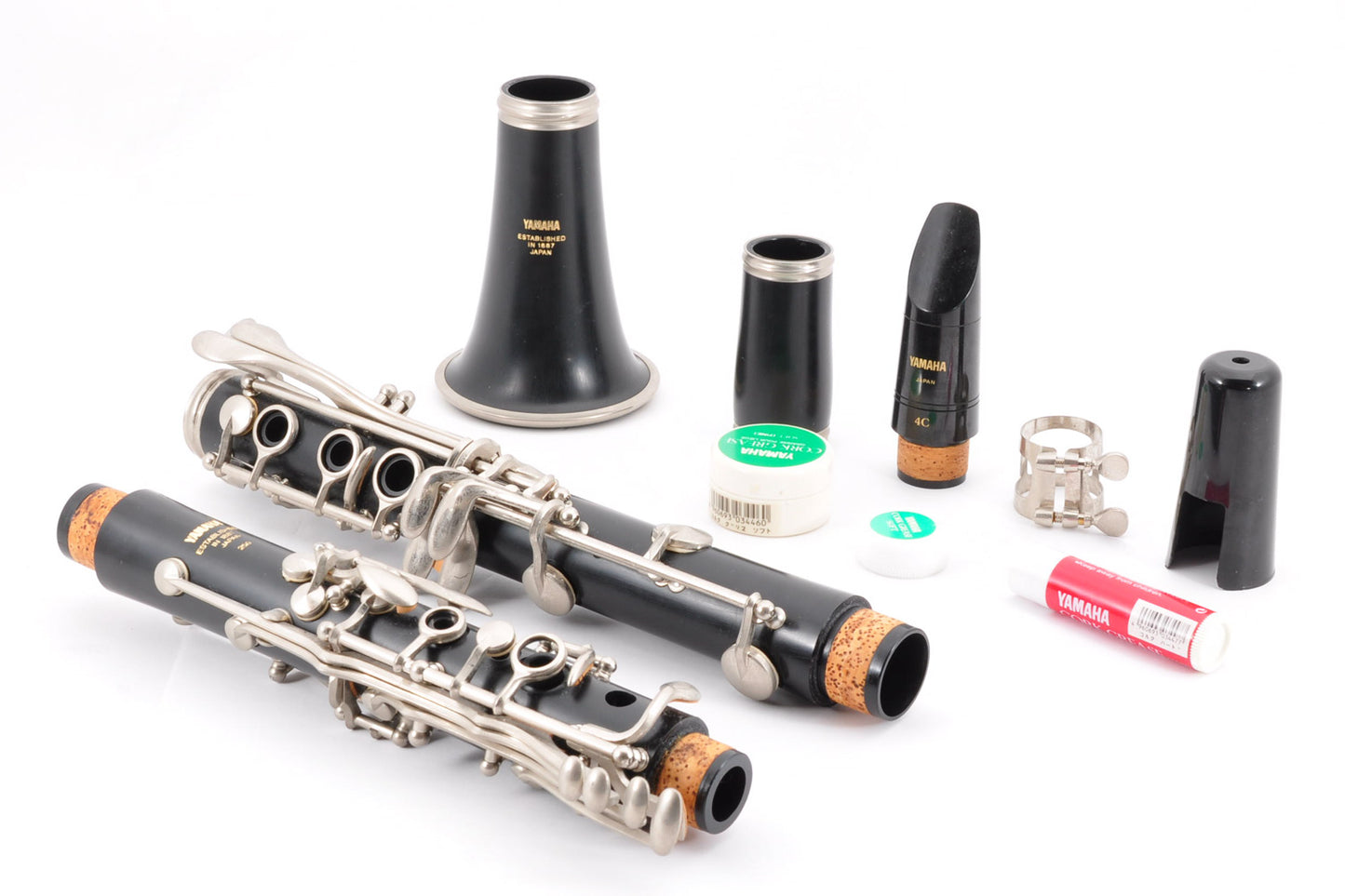 Yamaha YCL-250 Clarinet Bb w/Hardcase Ligature Mousepiece Used From Japan #019089