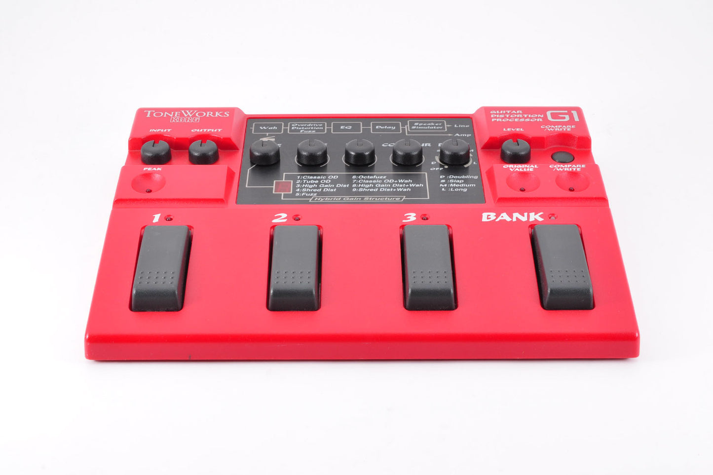 Korg ToneWorks G1 Guitar Distortion Processor Dimebag Darrell Multi-Effect Pedal Used From Japan #6144
