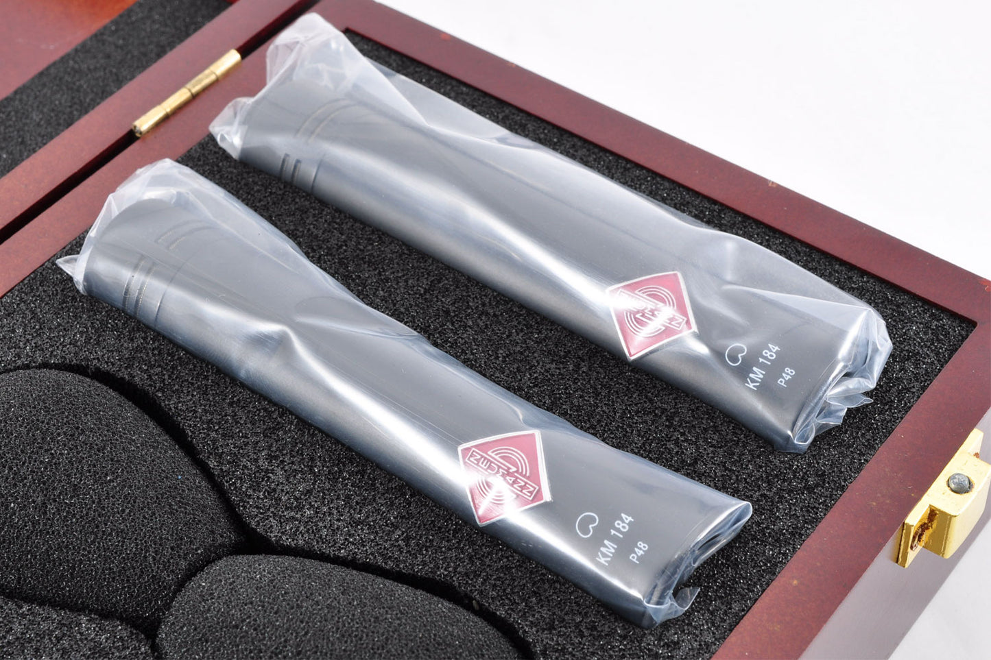 Neumann KM184 Microphone Matched Stereo Pair Matte Black w/Box From Japan #1495196929