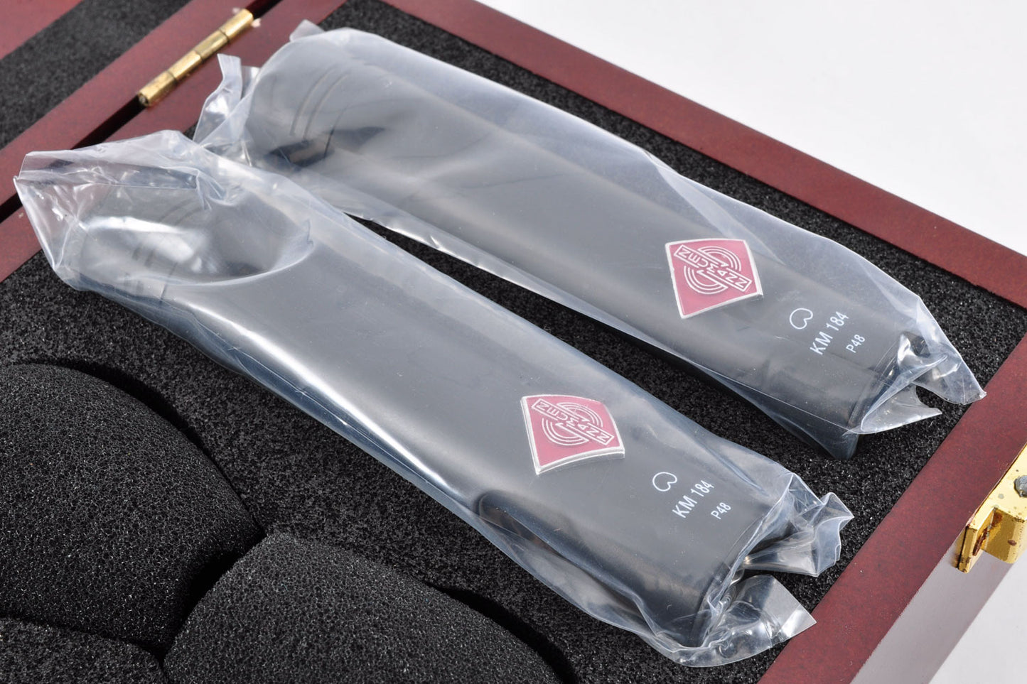 Neumann KM184 (Matte Black) Mic Microphone Matched Stereo Pair w/Box From Japan #1495196928