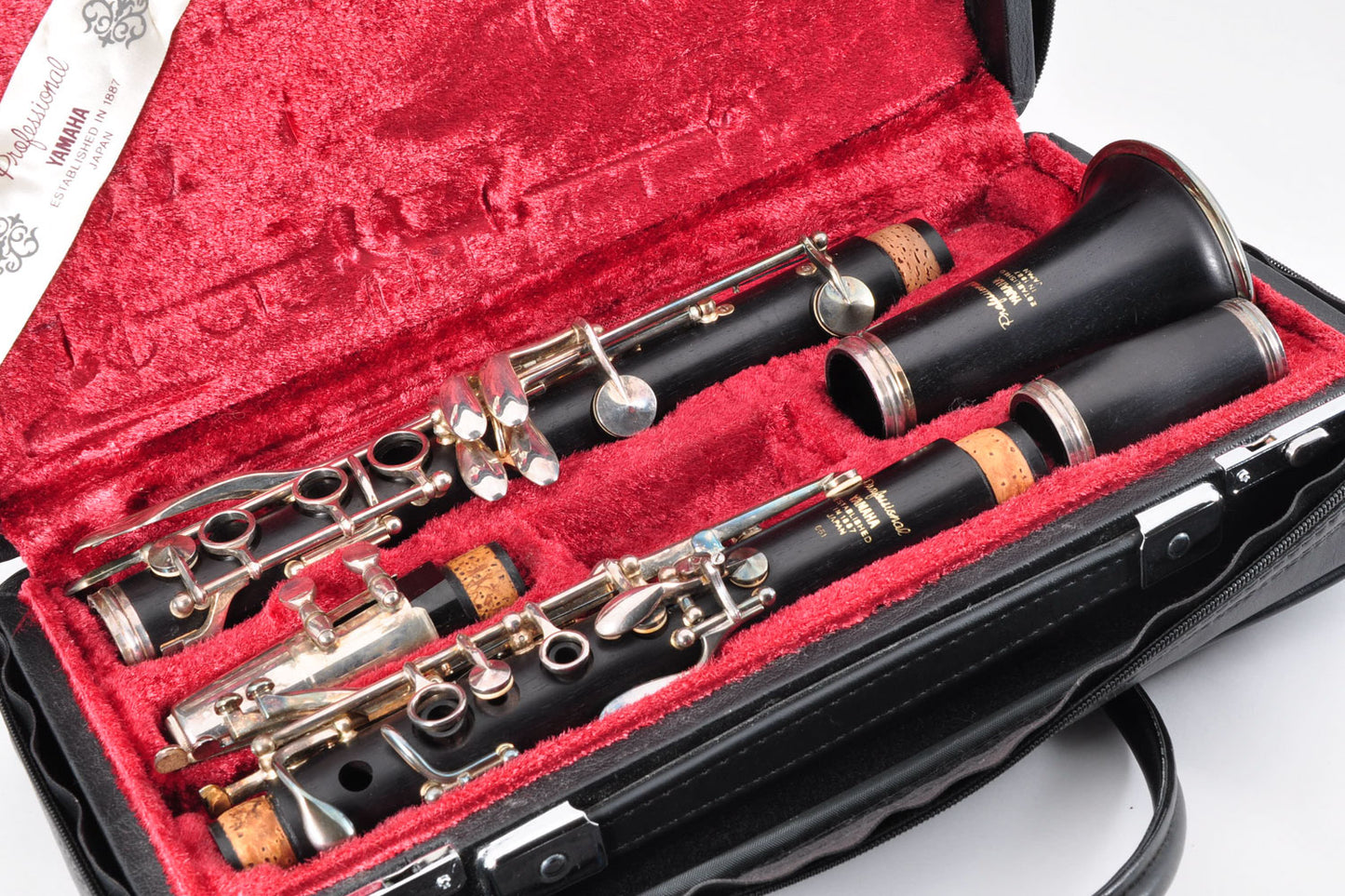 Yamaha YCL-651 Clarinet Professional w/Hardcase Carrybag Mouthpiece Legature Used From Japan #011279