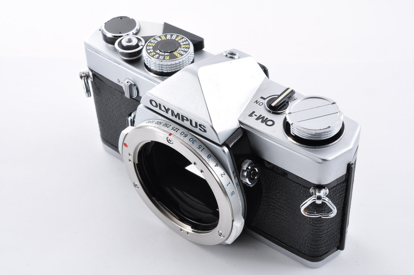 OLYMPUS OM-1 Silver Late model Maintained Meter Works SLR Film Camera From Japan #1080593
