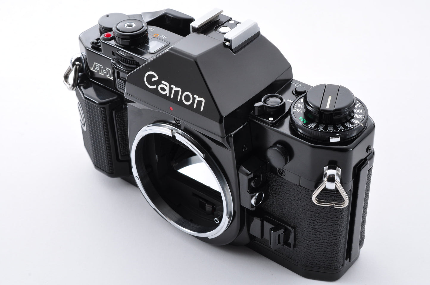 Canon A-1 A1 Black Maintained Meter Works 35mm SLR Camera Body Only From Japan #1094384