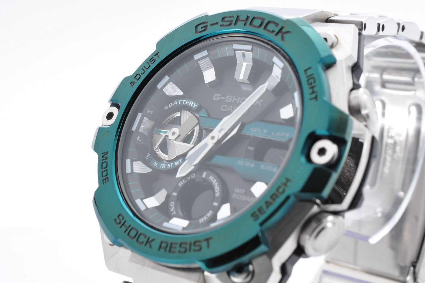Casio G-SHOCK GST-B400CD-1A3JF G-Steel Solar Digital Analog Watch Used From Japan