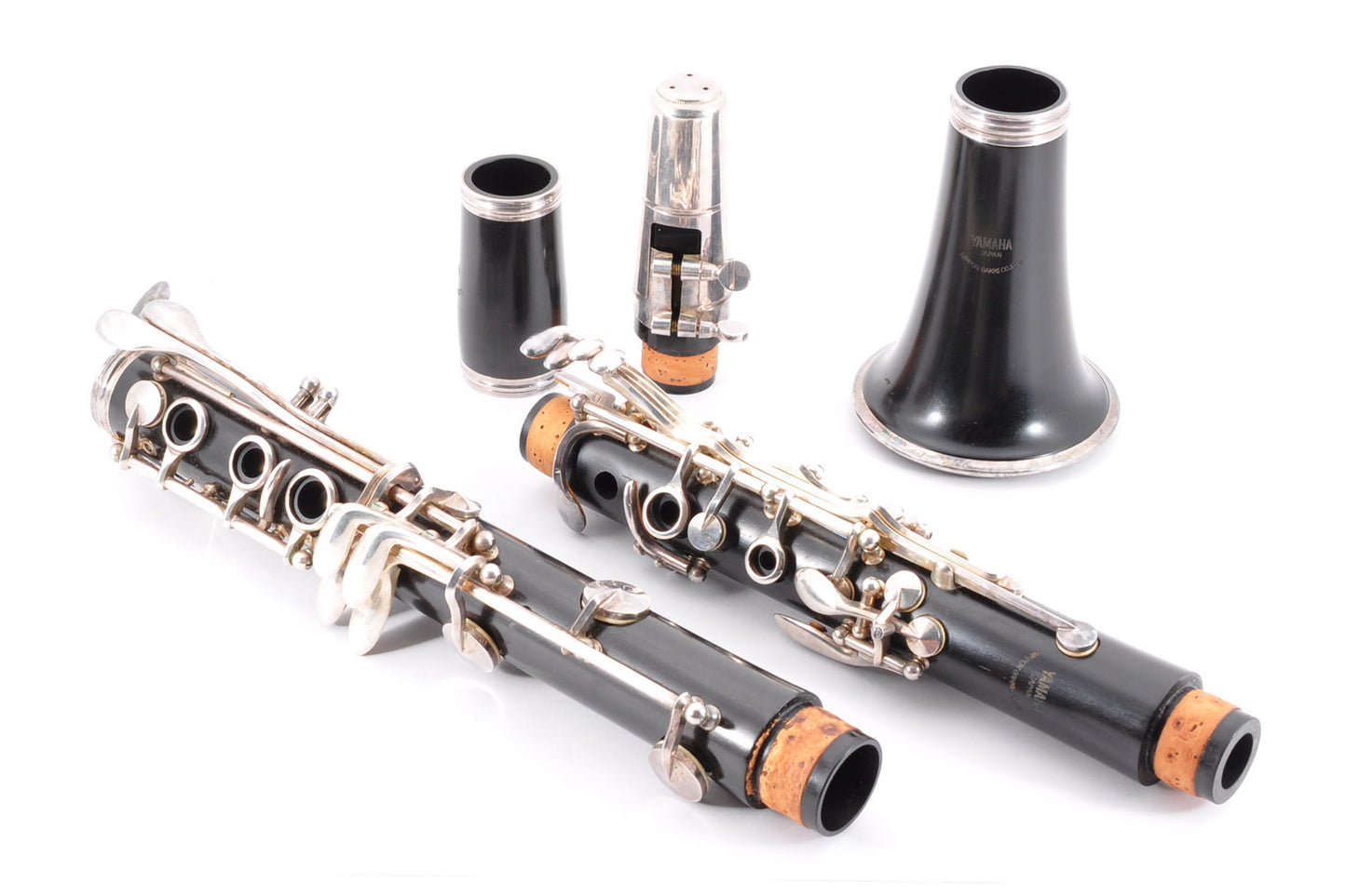 Yamaha YCL-62 Clarinet Key Bb w/Hardcase & Mouthpiece, Ligature Used From Japan #863