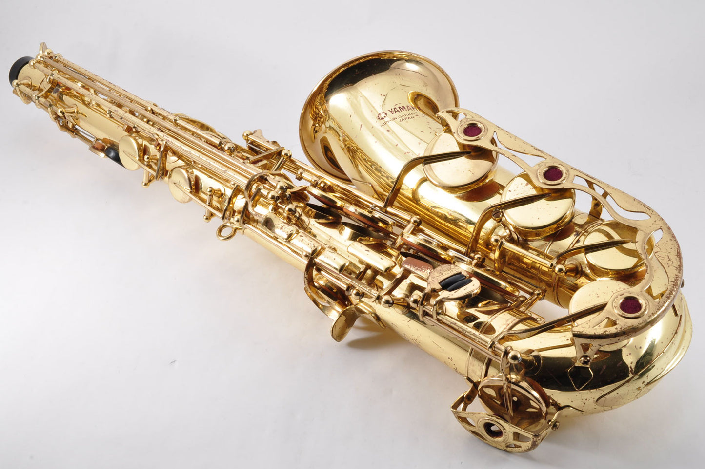 Yamaha YAS-32 Alto Saxophone Purple Logo Made In Japan Eb Key Used From Japan #015010