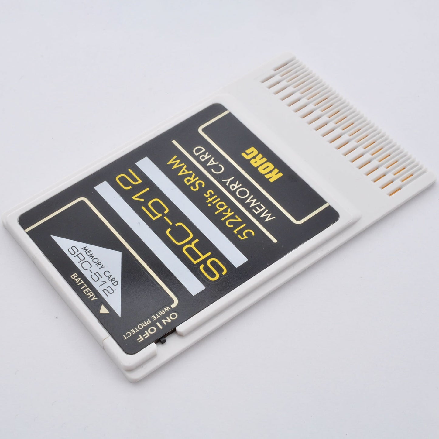 Korg SRC-512 512kbits SRAM MEMORY CARD 01/W X3 03R/W Used From Japan