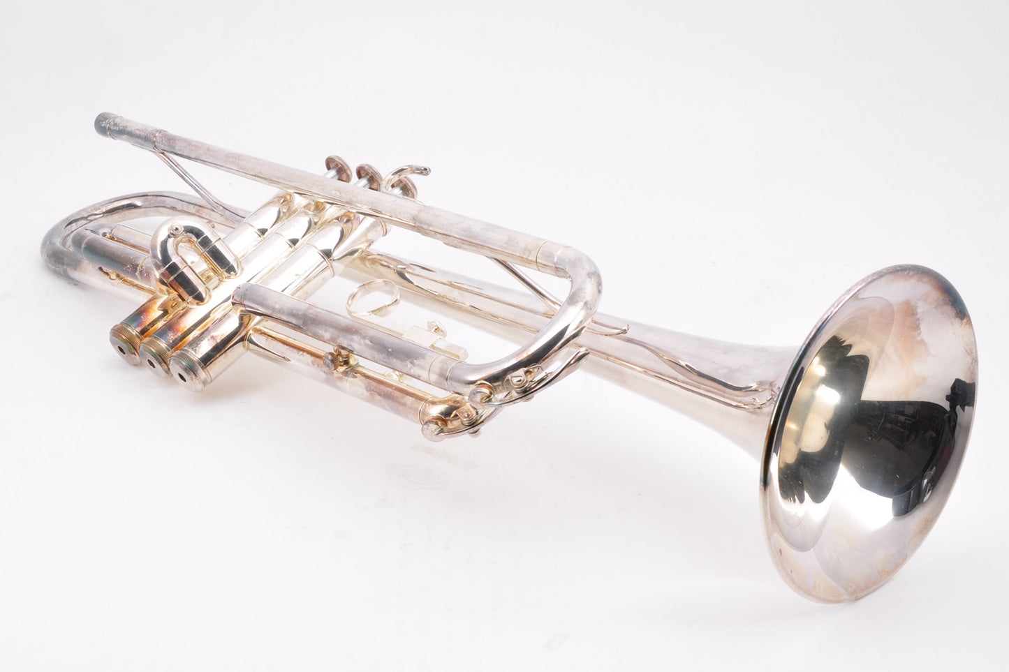 Yamaha YTR-2320ES Trumpet Silver w/Hardcase Mouthpiece Made In Japan Used From Japan #210254