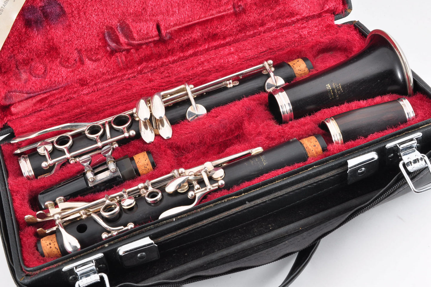 Yamaha YCL-452 Clarinet Bb w/Case Mouthpiece Made In Japan Used From Japan #006343